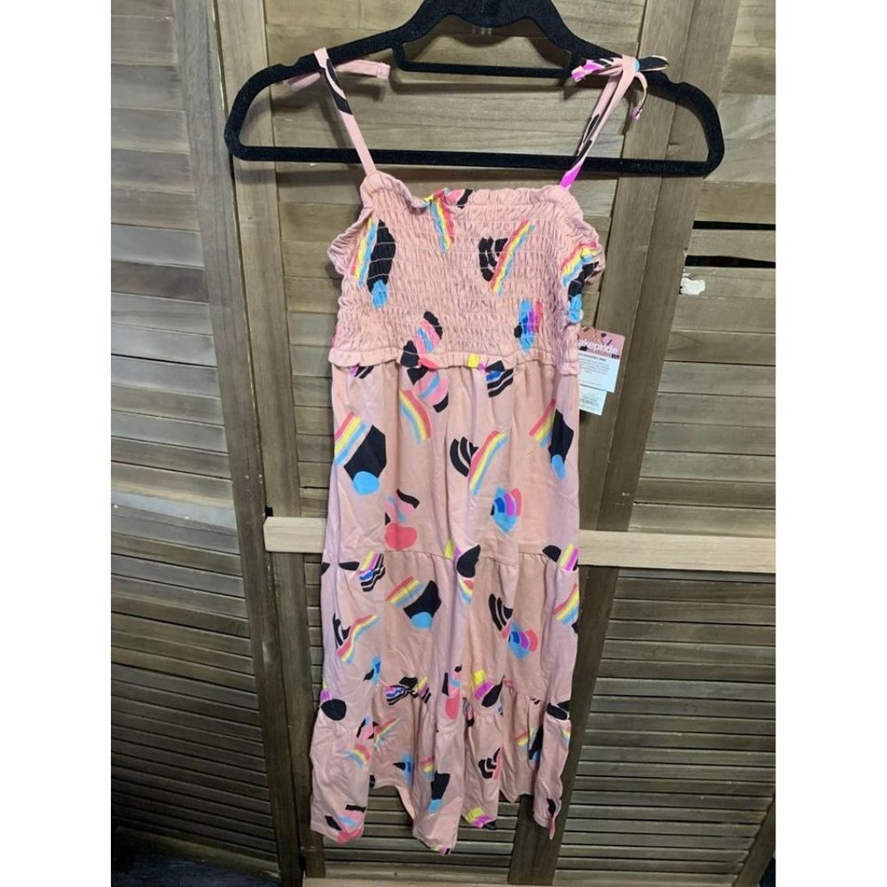 NWT Take Pride Pink Maxi Sun Dress Girls Size Medium